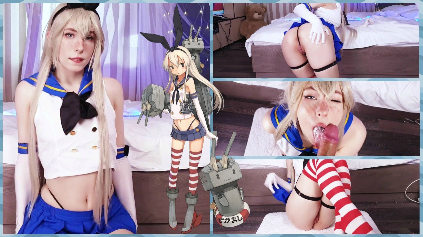 mollyredwolf : Shimakaze enjoys a lewd inspection by the Admiral ❤ MollyRedWolf
🎵Capturelight & Zenpaku - Shimakaze