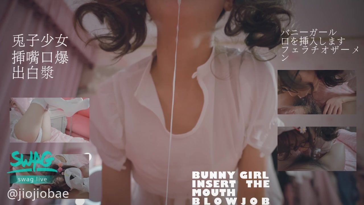 jiojiobae : Rabbit girl interjected with white pulp