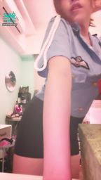 kimberlay : 滿秒露臉淫蕩女警對著鏡子看著自己盡情賣騷🈲️🈲️🈲️