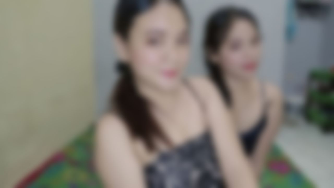  : Two beautiful women masturbate together in room