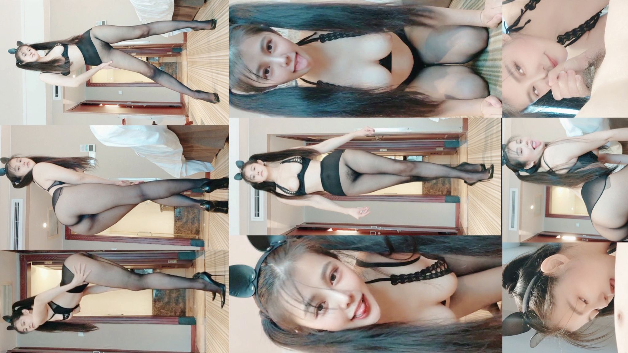fetishbody : 原气萌犬--狗耳朵/情趣内衣/尖头细高跟鞋/黑丝/双马尾/翘臀/乳沟/裸体/调情/色诱/艳舞/制服诱惑/cosplay/原味