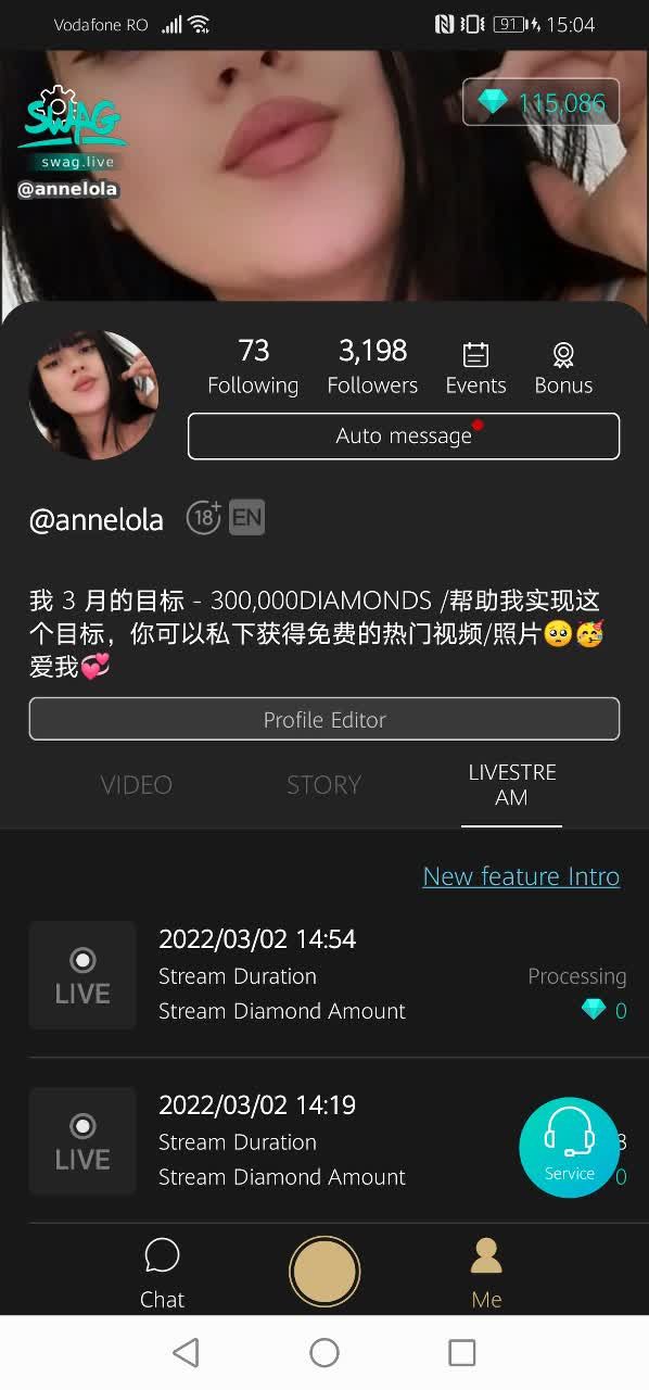 a******a : 💞💞💞💞💞MY GOAL FOR MARCH IS 300,000 DIAMONDS! SUPORT ME FOR HOT FREE VIDEOS AND PHOTOS 🥳💞✨LOVE ME 💞💞💞 MAKE ME HAPPY THIS MONTH