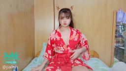 jialhh : 哥哥幫我脫衣服吧~ 雪乳搓揉 想被後入