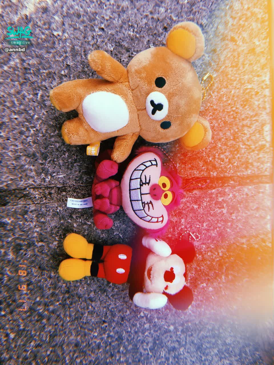  : So the next day I took Lala Bear to Disney to find new friends 😌😌😌