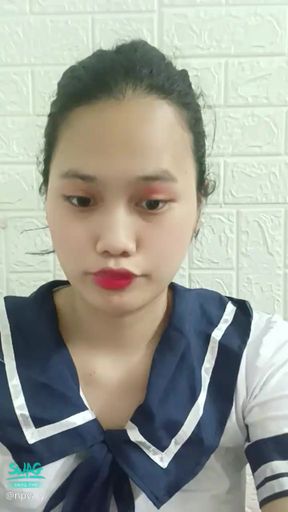 n****y : เด็กดื้อต้องโดนอะไร 
#水手服 #女學生