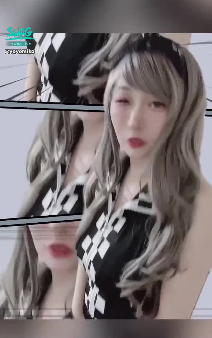 yoyomiko : 🔞賽車女郎忘記穿nubra，抖一抖就掉出來😳今天眼神有點無辜🥺🥺🥺你受得了嗎？