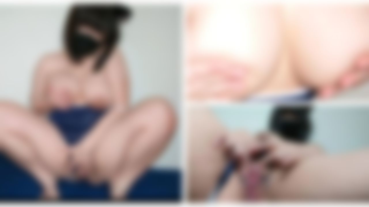 lovemilemile : 泳裝巨乳貓貓M腿慰慰手指掰開插入多汁小穴淫蕩
