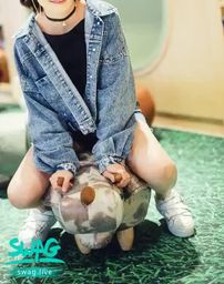 : riding a bull