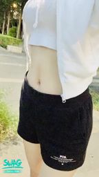 : She is definitely a sports sweetheart with good physical strength, let's exercise together dear ㄝ Today we are going outdoors.