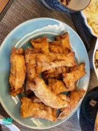 mumuq : 結果不小心太上色了🤪🤪還好還蠻酥的😋