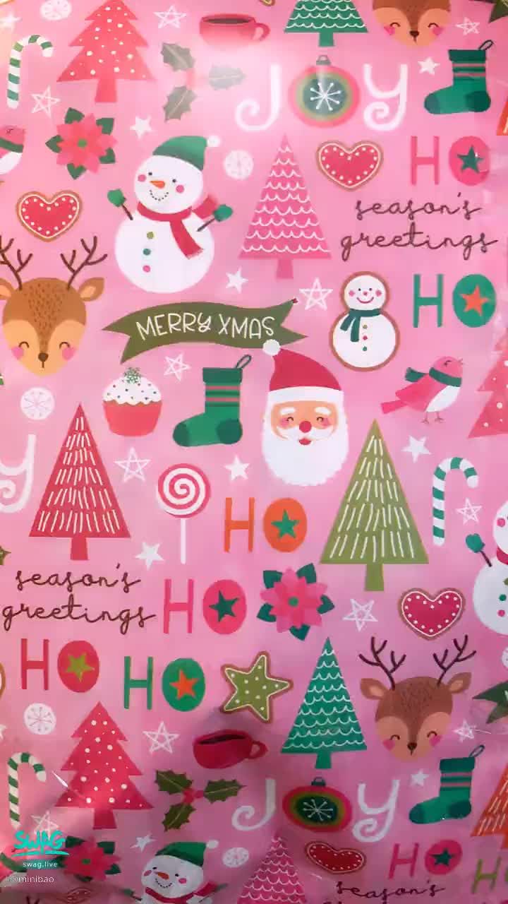  : The wrapping paper is so cute too 🥰

Just think of the children receiving 🎁 should be very happy 😄
i am very happy 🥳