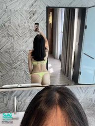 : Bikini back view... Finally got a chance to shoot this swimsuit ❤️ SUP is fun~