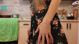 lilybarby : I lift my short skirt and expose my tight ass. My pussy takes a huge dildo and stretches, squelching with lubricant. I fuck myself with a giant dick like a horse and cum. I moan and have an orgasm.