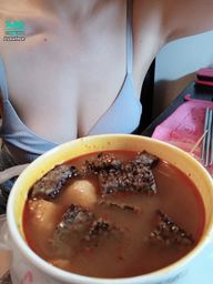 : Spicy rice blood sweet or not spicy 😋 looks so delicious