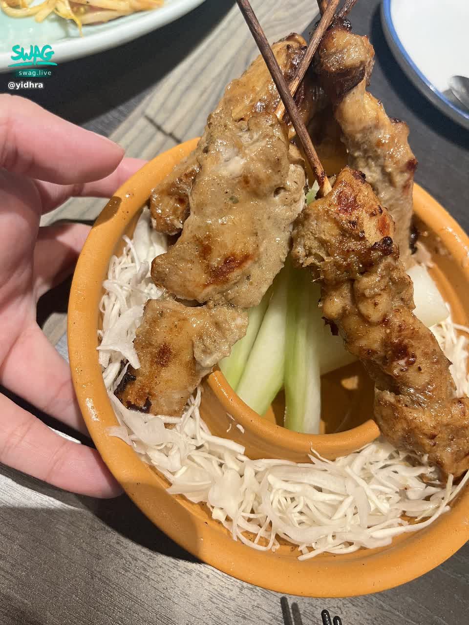 yidhra : ❌沙爹料理❤️