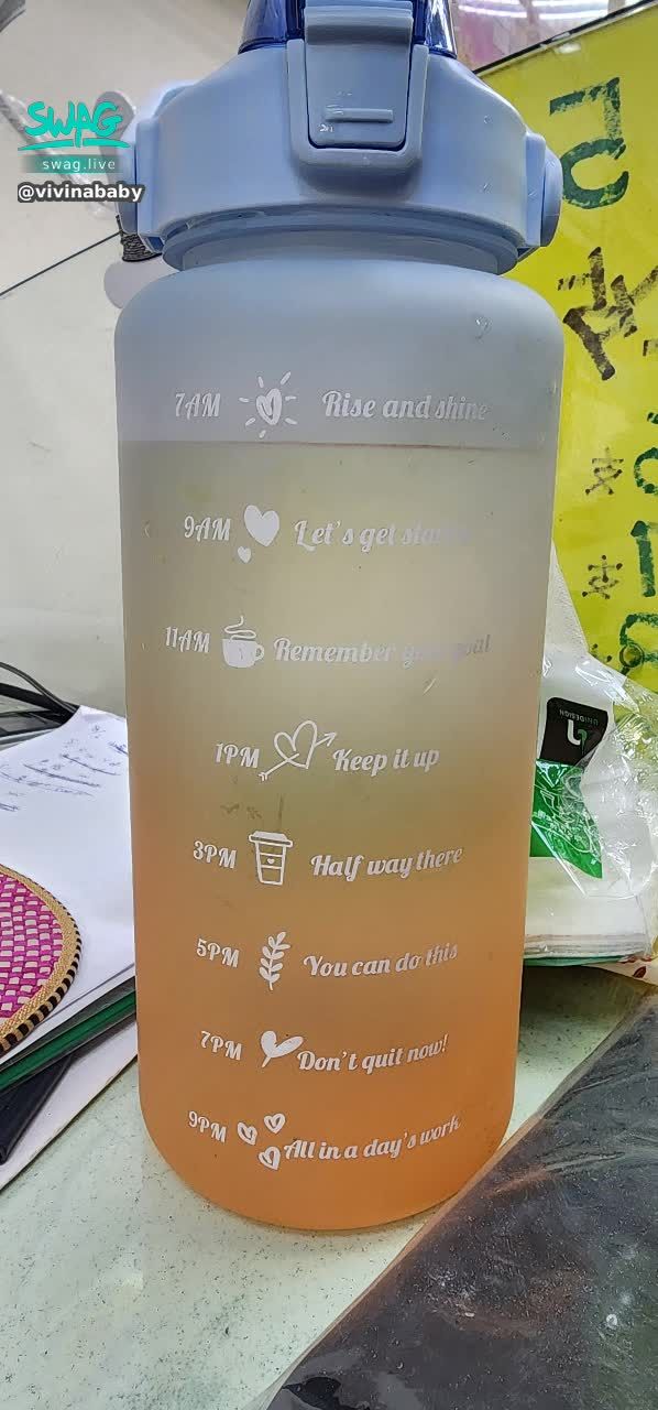 vivinababy : 本日第二桶😂天氣熱哥哥弟弟們要記得補水喔～