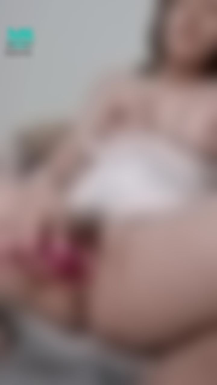 mhouse : Girl in white pajamas with vibrator inserted into her vagina