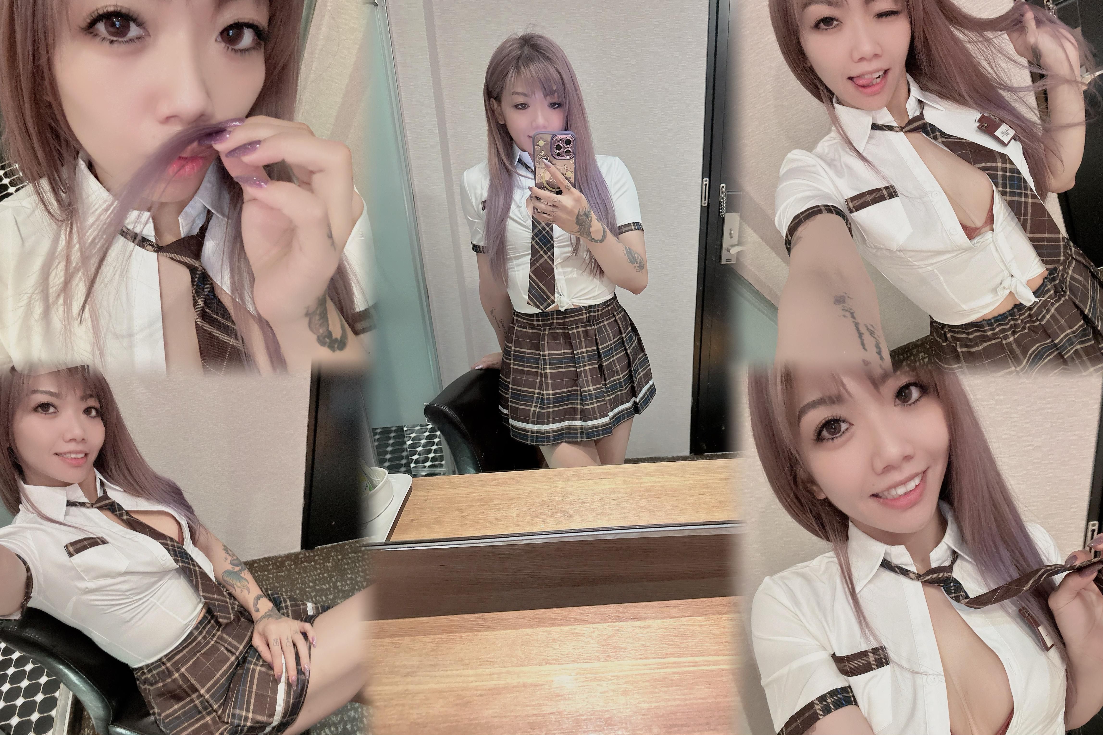 areireihoney : 🔥 Rebellious female student secretly hooks up 💦 The little brother Fang Zhong whom I met online fucked Ari. 🥵