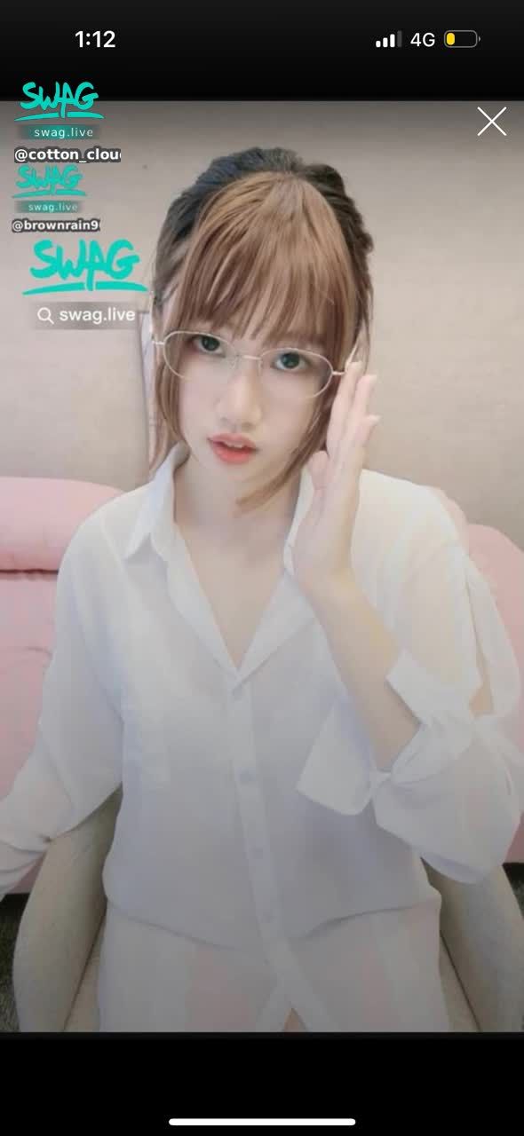 cotton_cloud : 0422直播的眼鏡part！