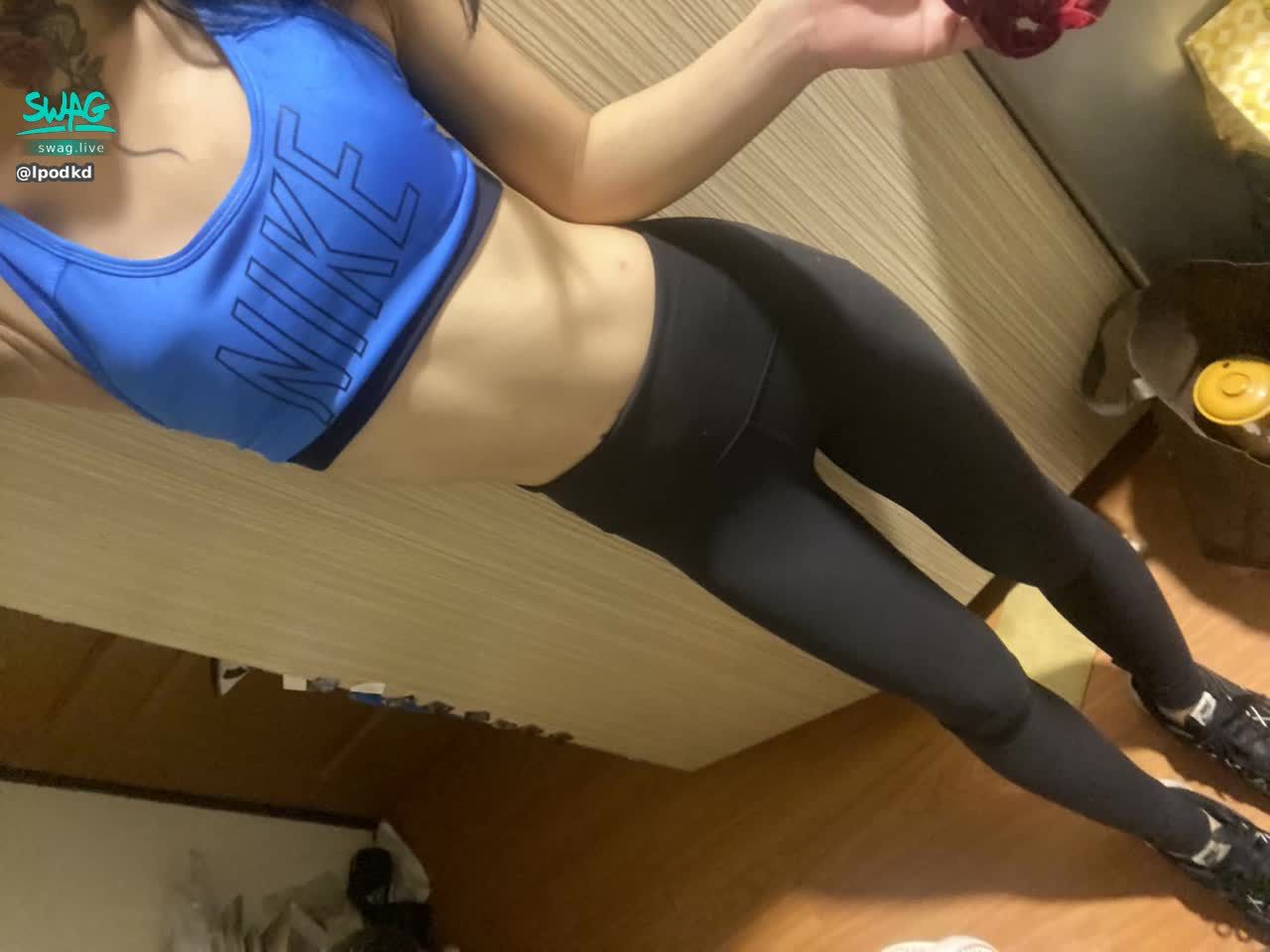 lpodkd : 穿瑜珈服慰慰