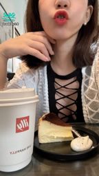 : Just finished afternoon tea ☕️ Baby, do you want a taste? 🫶🏻
