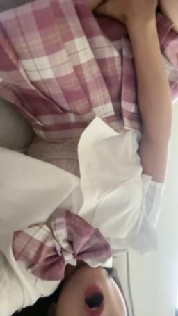 ouopuppy : 💖 Cute school girl 💖 Wow, my underwear is showing when I masturbate like this 💦💦💦